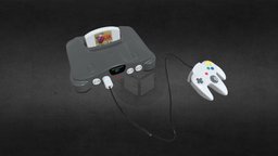 consola + control + cartucho nintendo 64 nintendo, n64, zelda