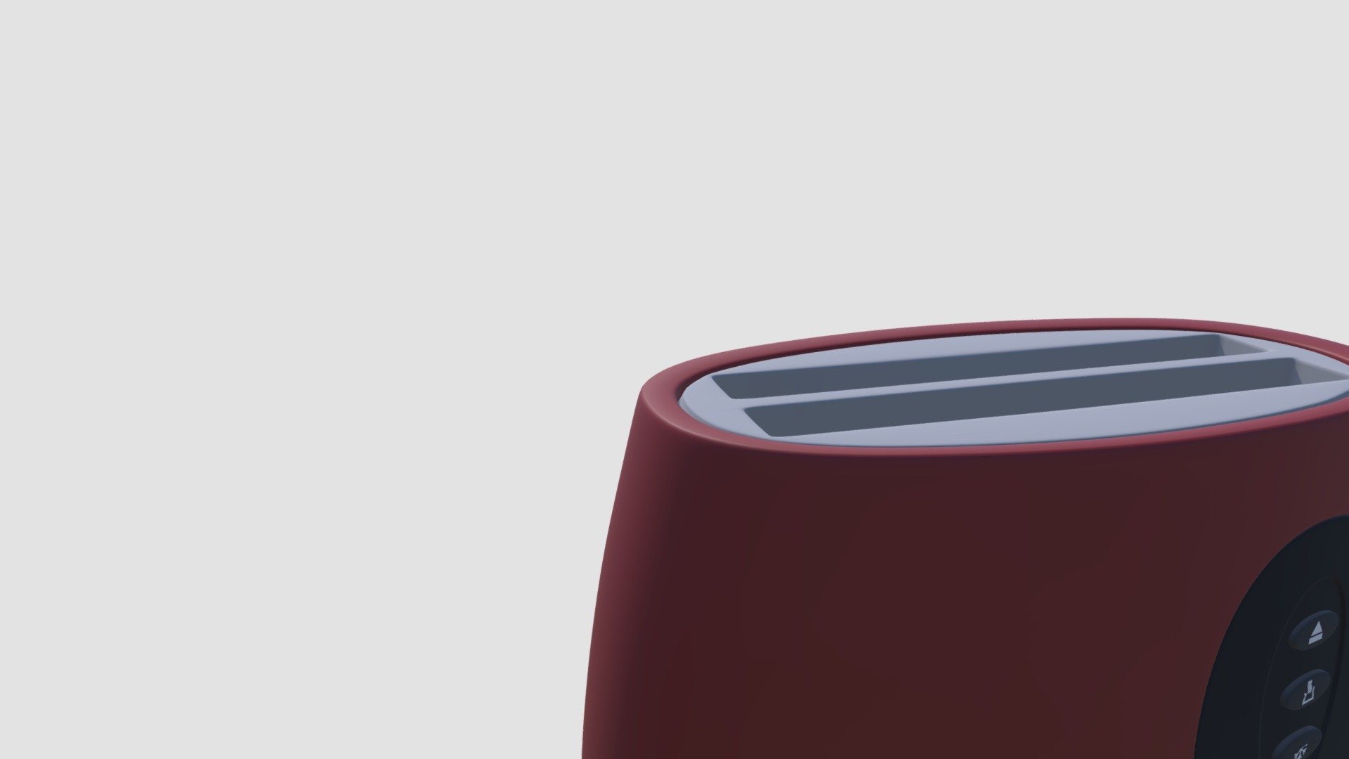 Highly detailed 3d model of toaster with all textures, shaders and materials. It is ready to use, just put it into your scene 3d model