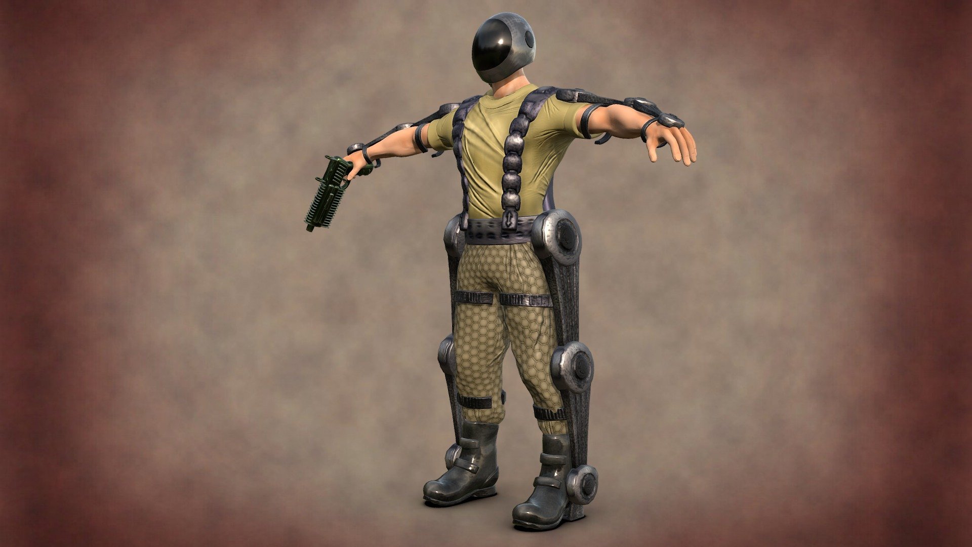 Rigged for Unreal Engine - tested in UE4.27 and UE5.0 - see images below.

You are free to use this model in any way

Click download and select original format.  Unzip the downloaded file and open the source folder.  The FBX file can be loaded into UE4 selecting the UE4_Mannequin for the skeleton.  Texture and normal maps will be loaded automatically.   In UE4/5 I have used constants in the metalic and roughness nodes on some of the materials to get the effect you see below.



 - Rigged for UE4/UE5 - Exoskeleton - free - Download Free 3D model by Andy Woodhead (@Andywoodhead) 3d model