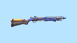 SHOTGUN Stylized X Cartoon weapon, unity, cartoon, game, lowpoly, stylized, gun
