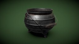 Cauldron wizards, potions, substancepainter, substance, cauldron, witch, magic