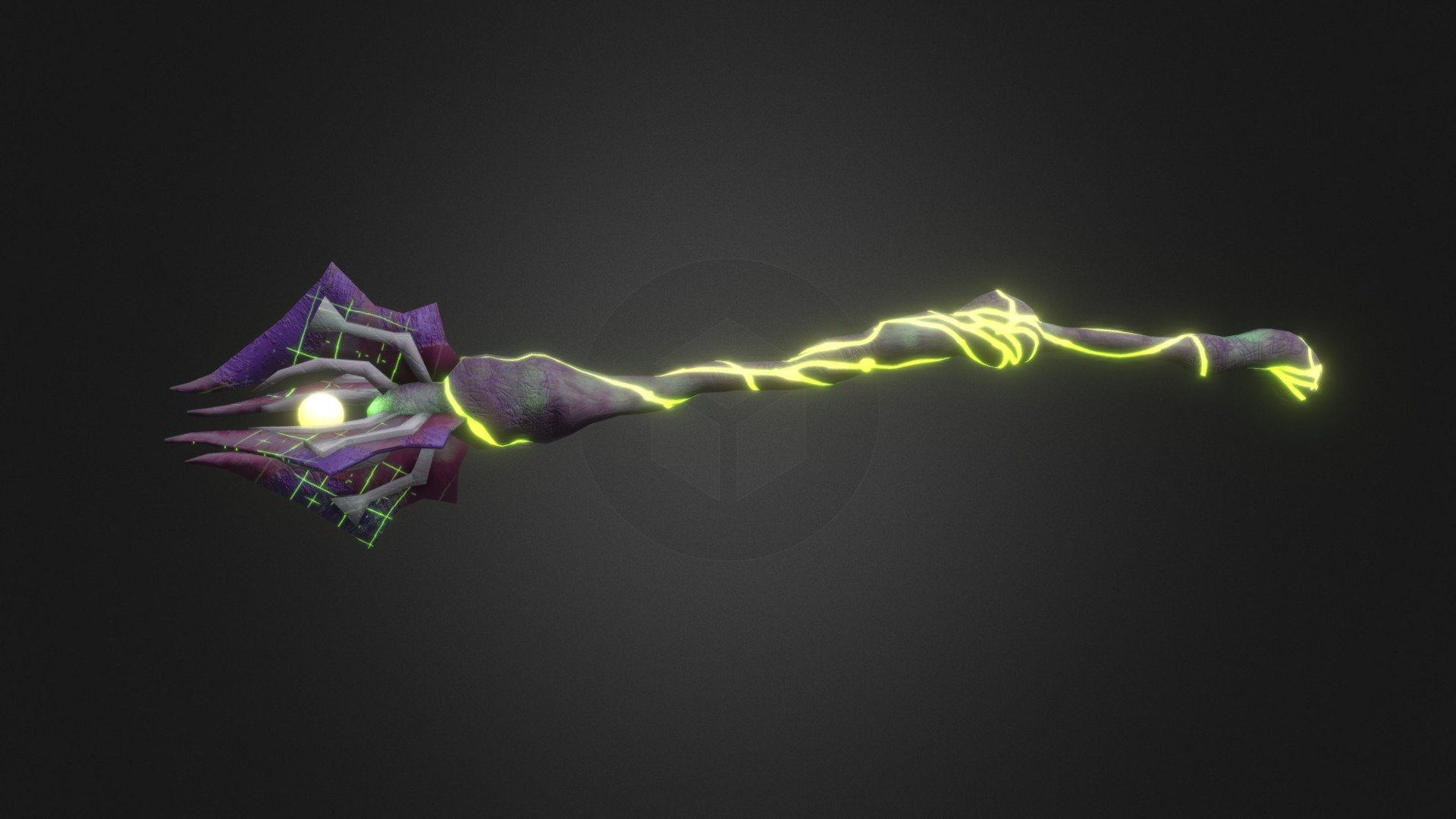 Magic Staff - 3D model by Angel González (@Zukai) 3d model