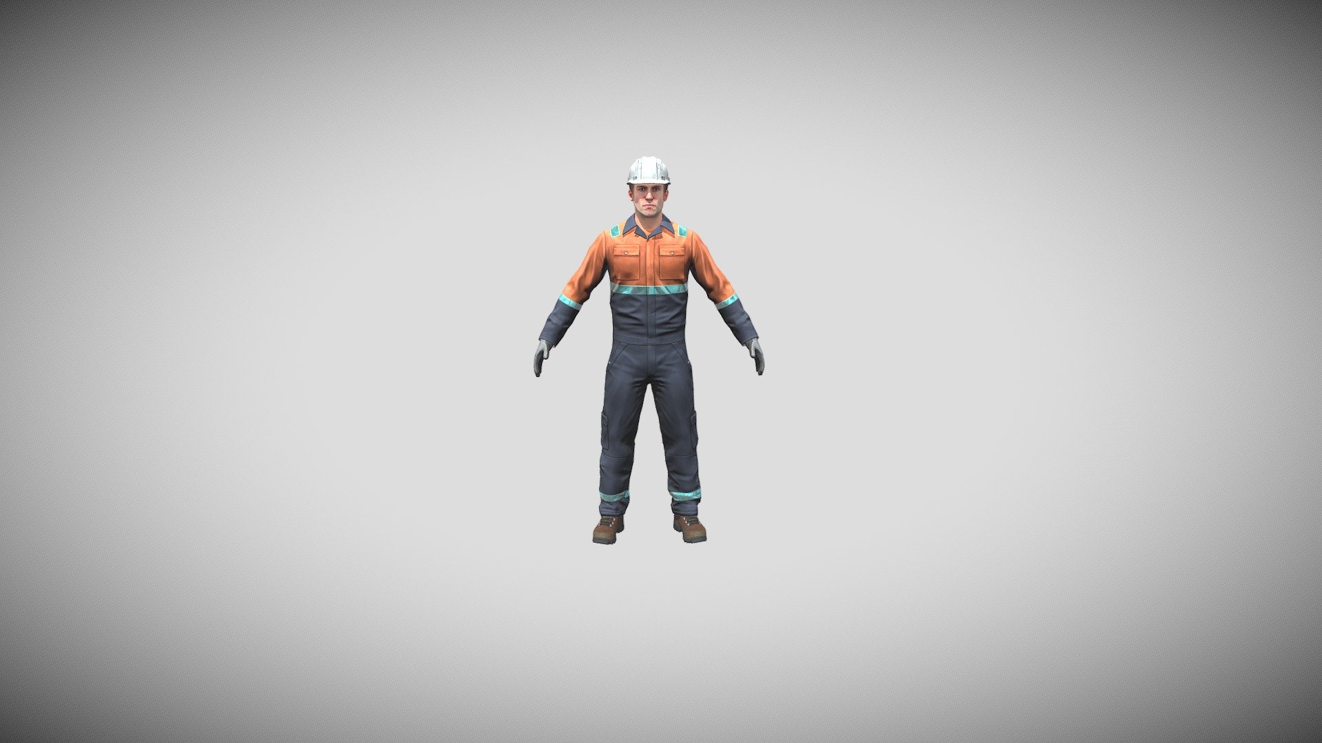 Worker APL - 3D model by max_f5_studio 3d model