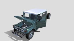 Toyota Land Cruiser FJ 40 Interior&Chassis land, cruiser, off, road, bf, toyota, goodrich, fj40