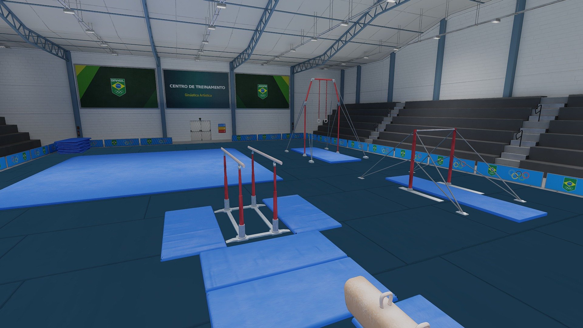 Ginasio de Ginastica Olimpica que fiz para um projeto de realidade virtual - Olympic Gymnasium that i did for a VR project - Olympic Gymnasium-Ginasio de Ginastica Olimpica - 3D model by Lucas Philippe (@lucasphilippe) 3d model