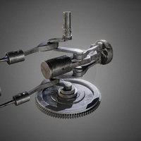 [Animation] Engine cylinder mechanics, cylinder, motor, parts, engne, vehicle, animation