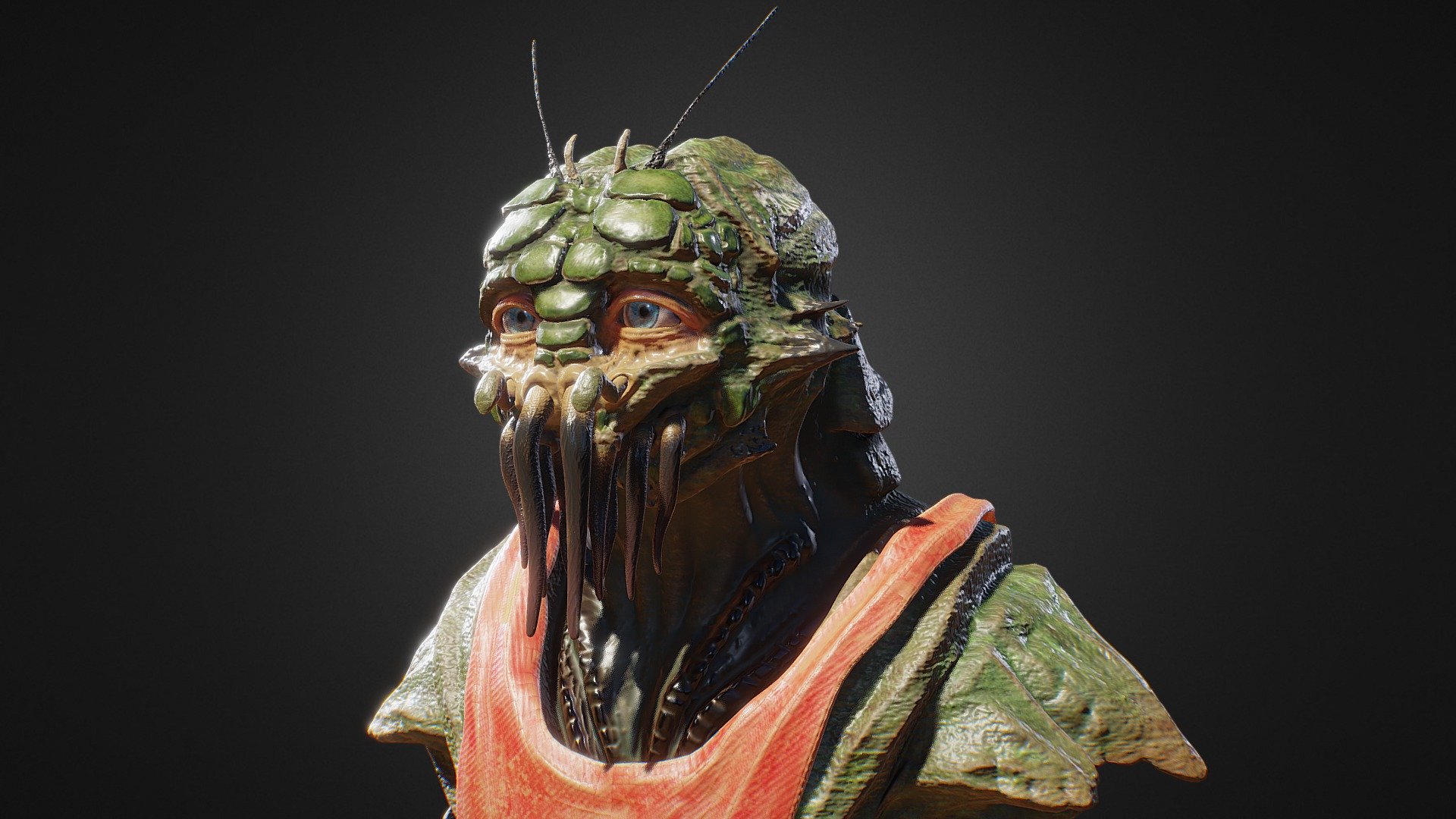 Loosely based on Christopher Jhonson - Prawn - District 9 - Buy Royalty Free 3D model by Aran (@aran34x) 3d model
