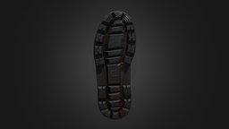 Boot Tread shoe, boot, tread, footwear, substance_painter, inktober, substance, blender, clothing, 3dinktober2019, 3dinktober2019-tread