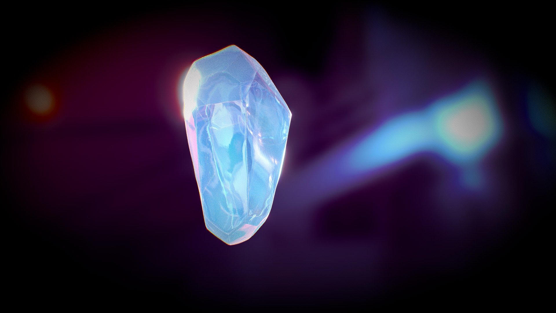 Test SculptGL - Cristal - 3D model by viktorcor 3d model