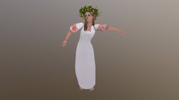 3D model of a Mermaid (wood gull) freegen GO. style, fashion, kiev, ukraine, 3d, model, fantasy, history, freegengo