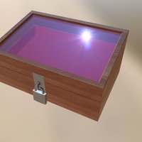 Jewelry box prop, box, substancepainter, substance, gameasset