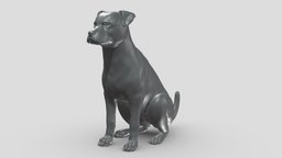 Patterdale Terrier V2 3D print model stl, dog, pet, animals, figurine, 3dprinting, doge, 3dprint, dogstl, stldog
