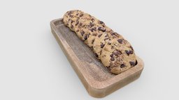 Chocolate Cookies cake, cookies, pack, breakfast, cc, chocolate, snack, kitchen, sweet, english, dessert, homemade, buy, highresolution, sell, highquality, mixedreality, trickortreat, lowpoly, wood, halloween, highpoly, zoltanfood