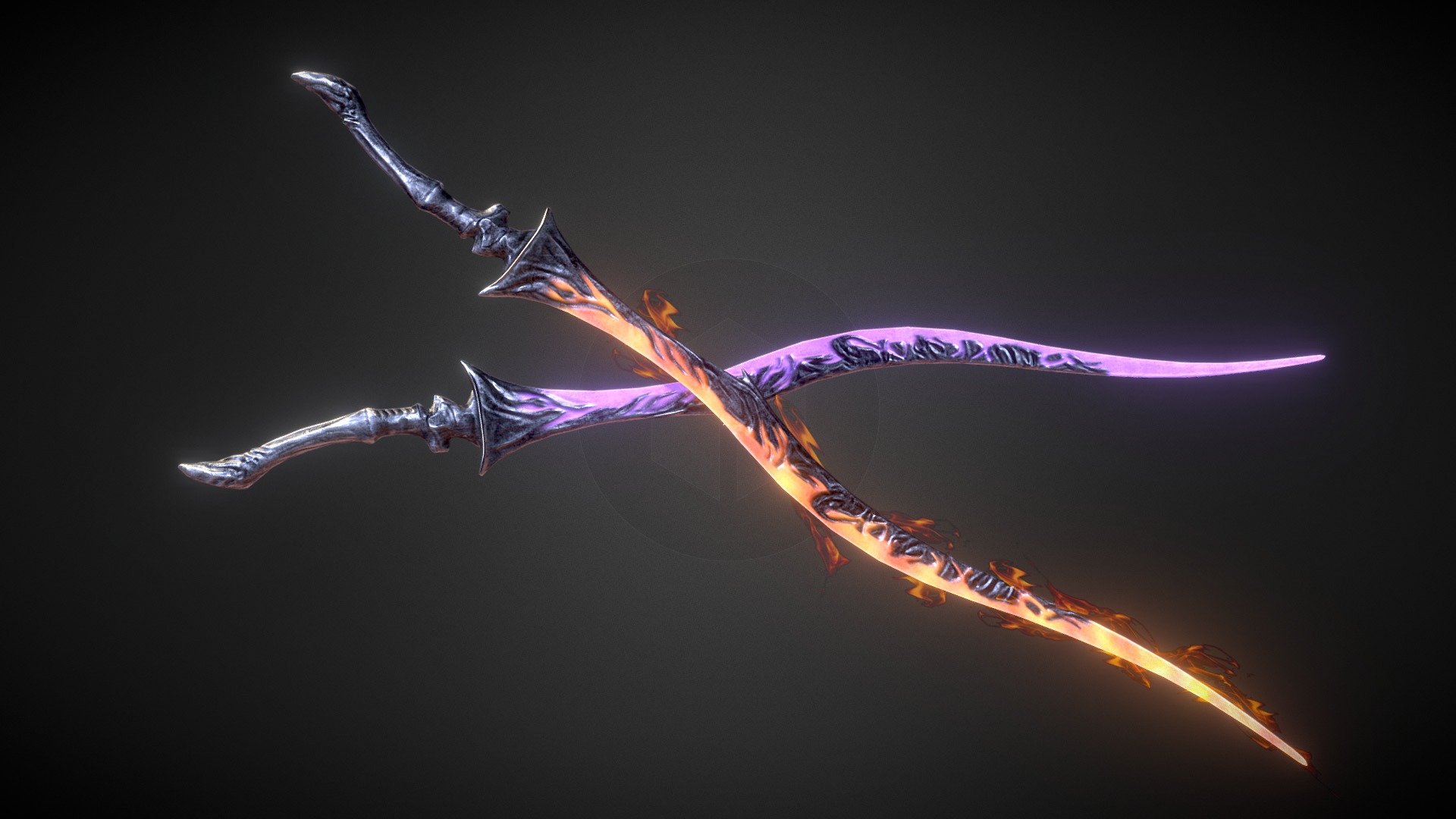 Dancer’s Enchanted Swords from Dark Souls 3 3d model