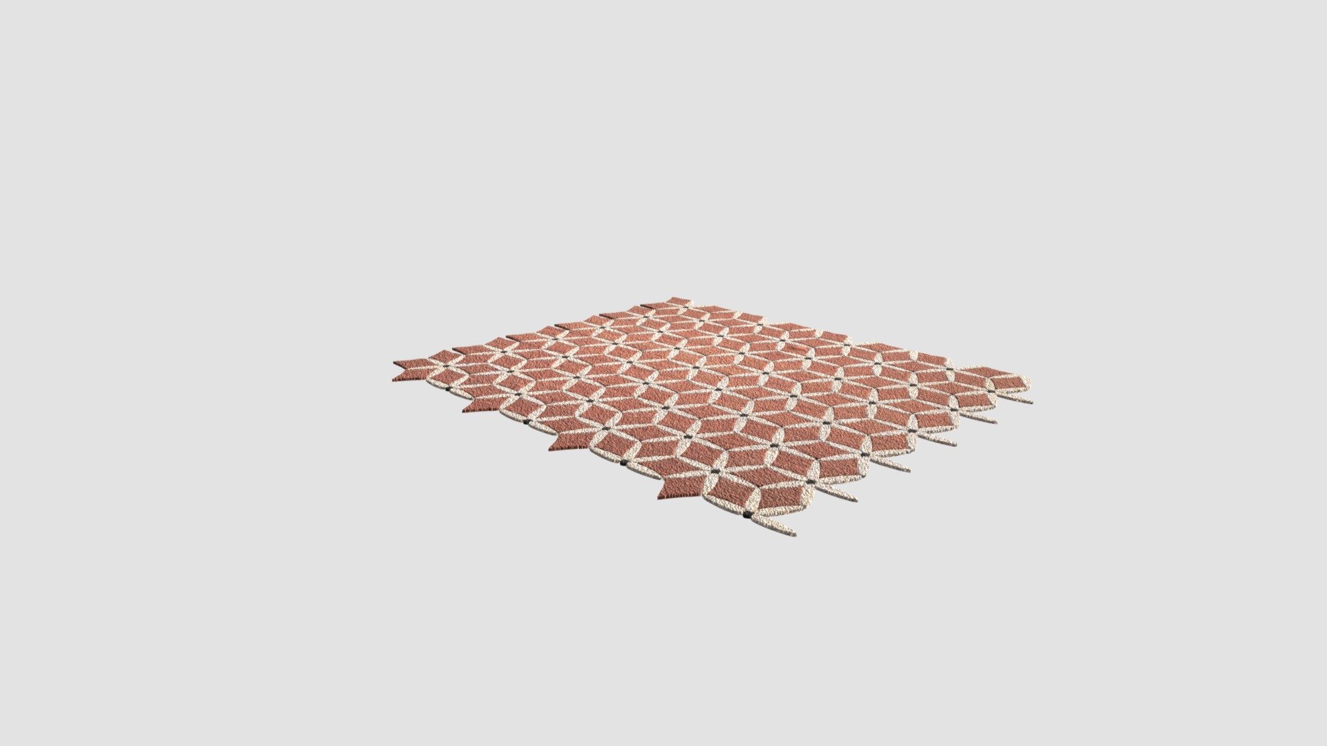 Highly detailed architecture ornament with all textures and materials 3d model