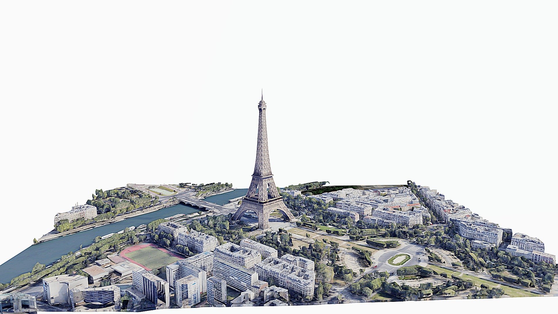 If someone is interested in the model, you can contact me through the following email potorro44@hotmail.com

The Eiffel Tower, French: tour Eiffel, is a wrought-iron lattice tower on the Champ de Mars in Paris, France. It is named after the engineer Gustave Eiffel, whose company designed and built the tower.

https://en.wikipedia.org/wiki/Eiffel_Tower - Eiffel Tower,scan,landscape,París,map - 3D model by SENSIET (@asensio) 3d model