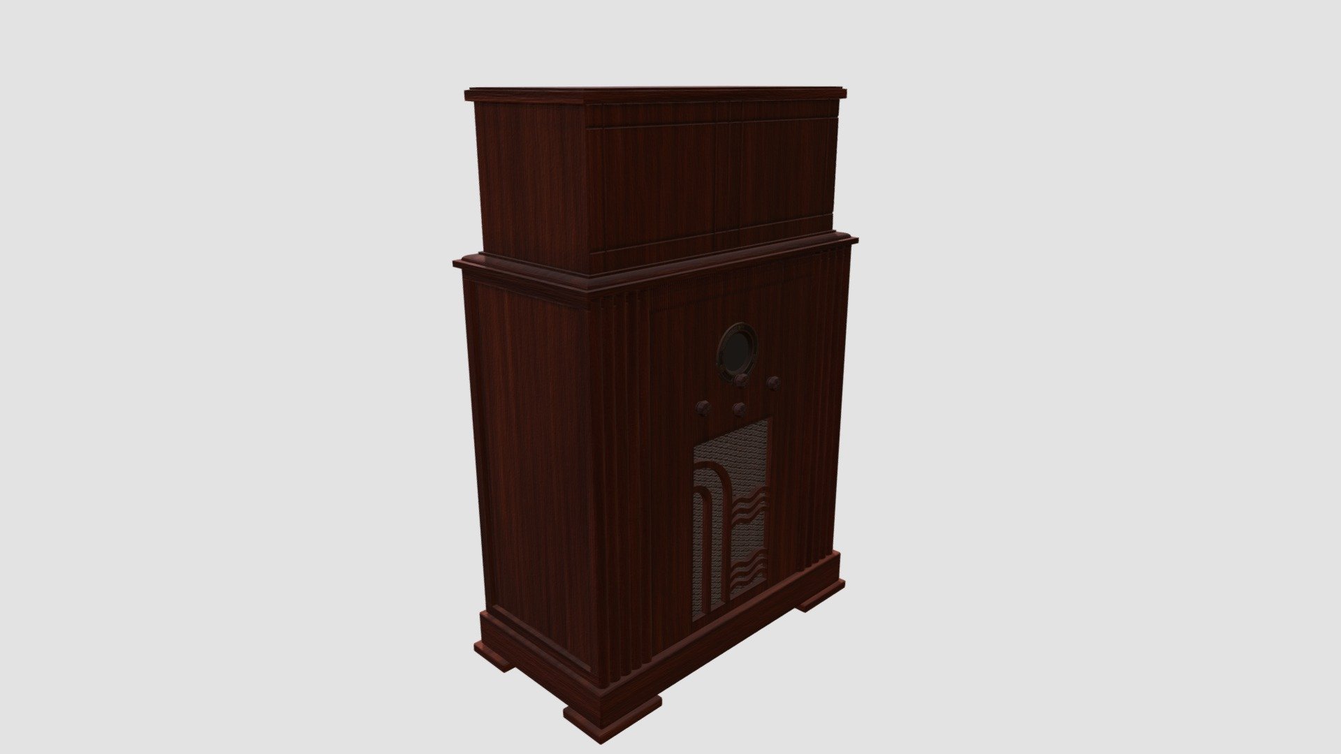Highly detailed 3d model of radio with all textures, shaders and materials. It is ready to use, just put it into your scene 3d model