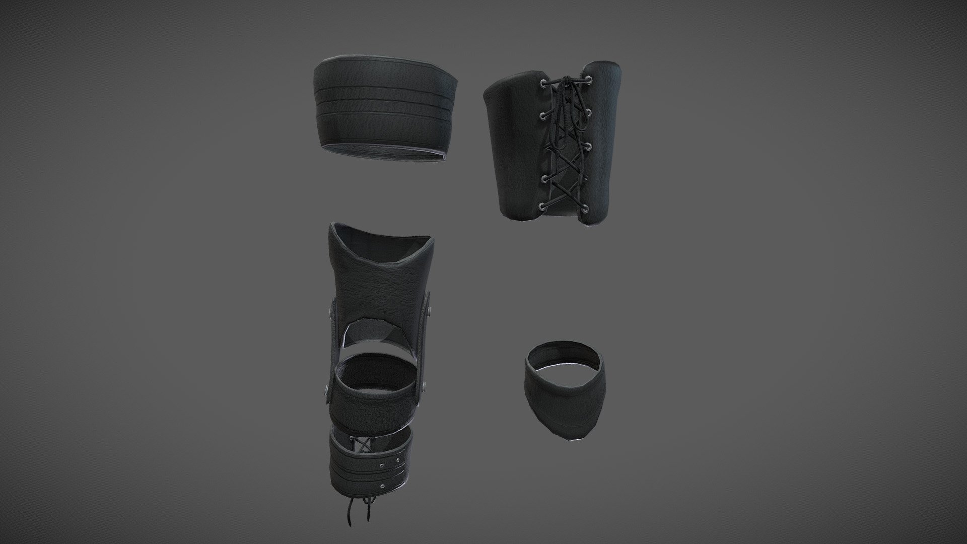 Can be fitted to any characte

Clean topology

No overlapping smart optimum unwrapped UVs

High-quality realistic textures

FBX, OBJ, gITF, USDZ (request other formats)

PBR or Classic

Type     user:3dia &ldquo;search term