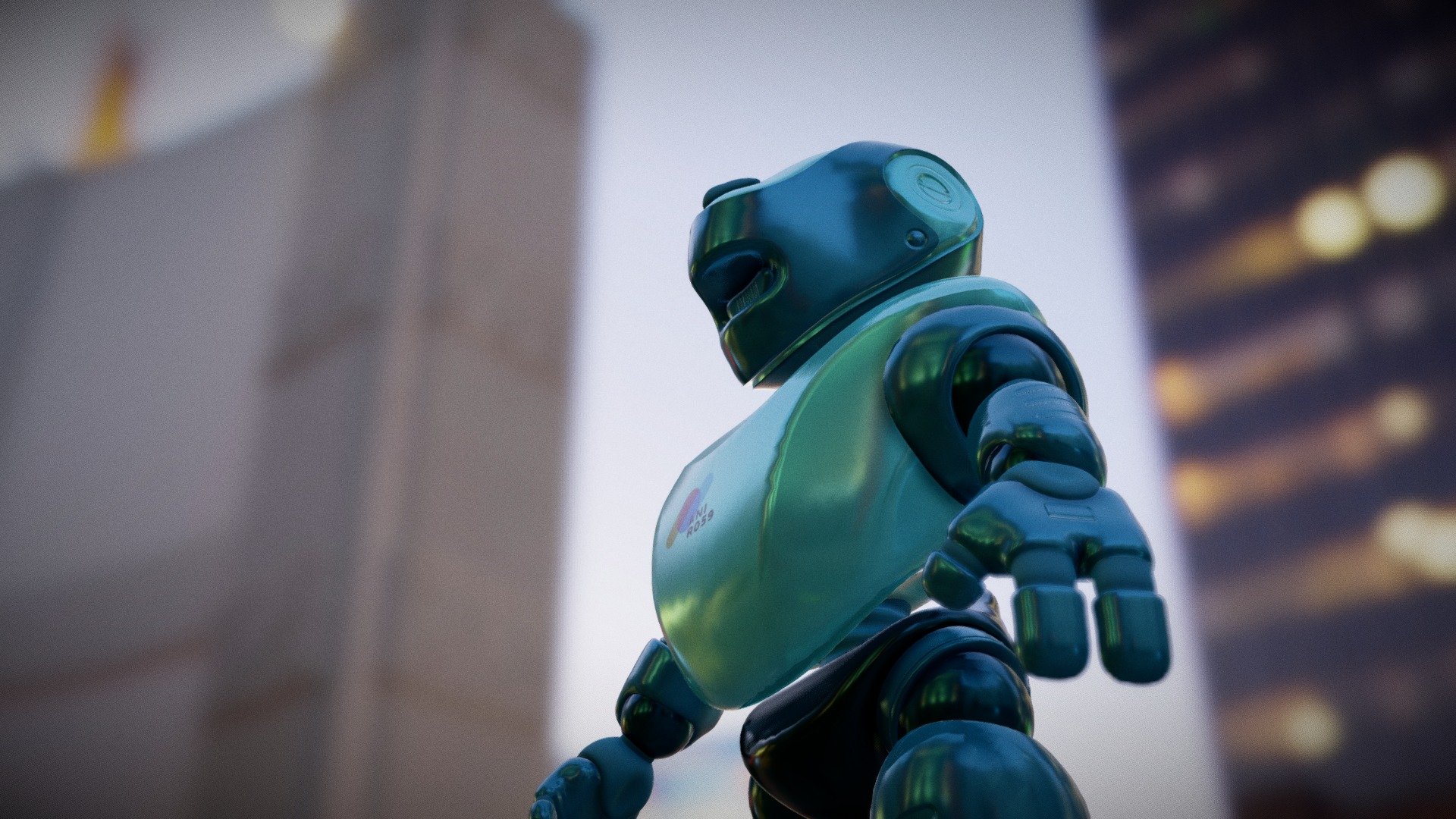 Ani robot bear model (base kit) - Ani robot - 3D model by 3DWorkbench 3d model