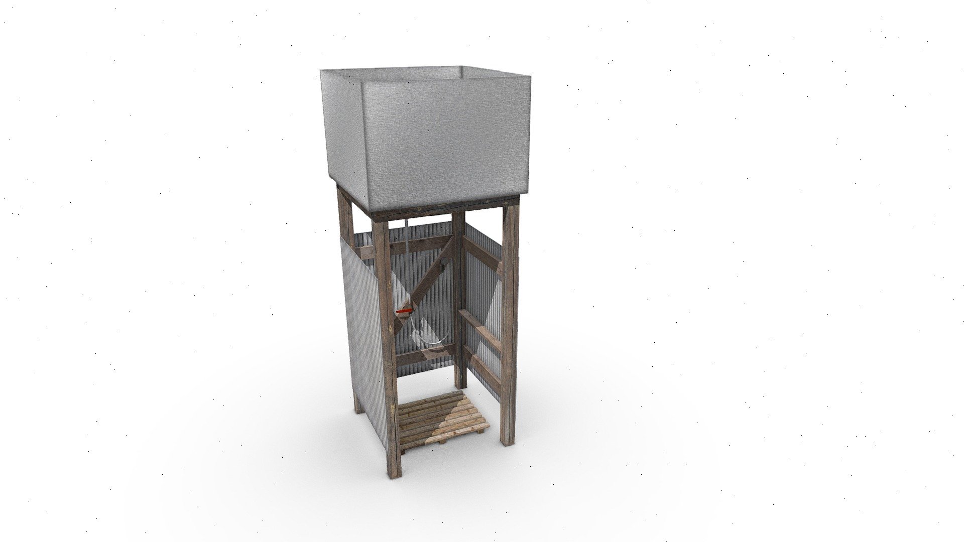 Low poly 3D model of the Russian environment from Loginovsky Denis (denlog). This and my other models were created in 3ds max version 2017. Textures included are also created from my own photos and free images from the Internet.

A page on Boosty where you can directly buy my models at a very low price and support the author: https://boosty.to/lowpolymodel

My group in Vkontakte is: https://vk.com/club159607022 - Village shower cabin - 3D model by Denis Loginovskiy (@denlog2) 3d model