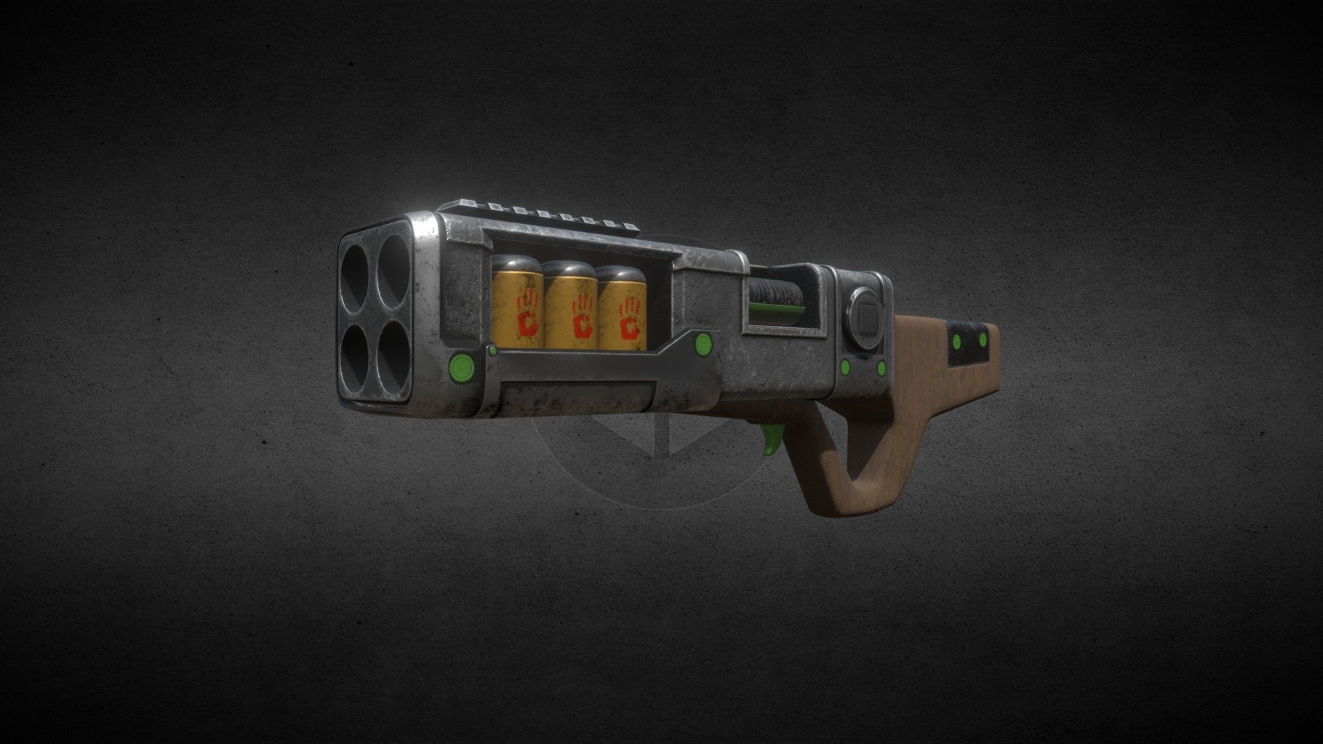 It's something, like old blaster 3d model