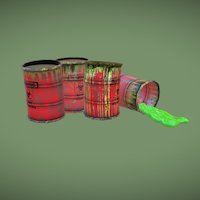 Chemical Barels chemical, goo, hazmat