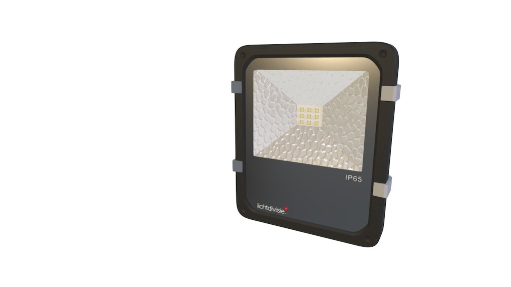 LED Flood Light - 3D model by Lichtdivisie 3d model