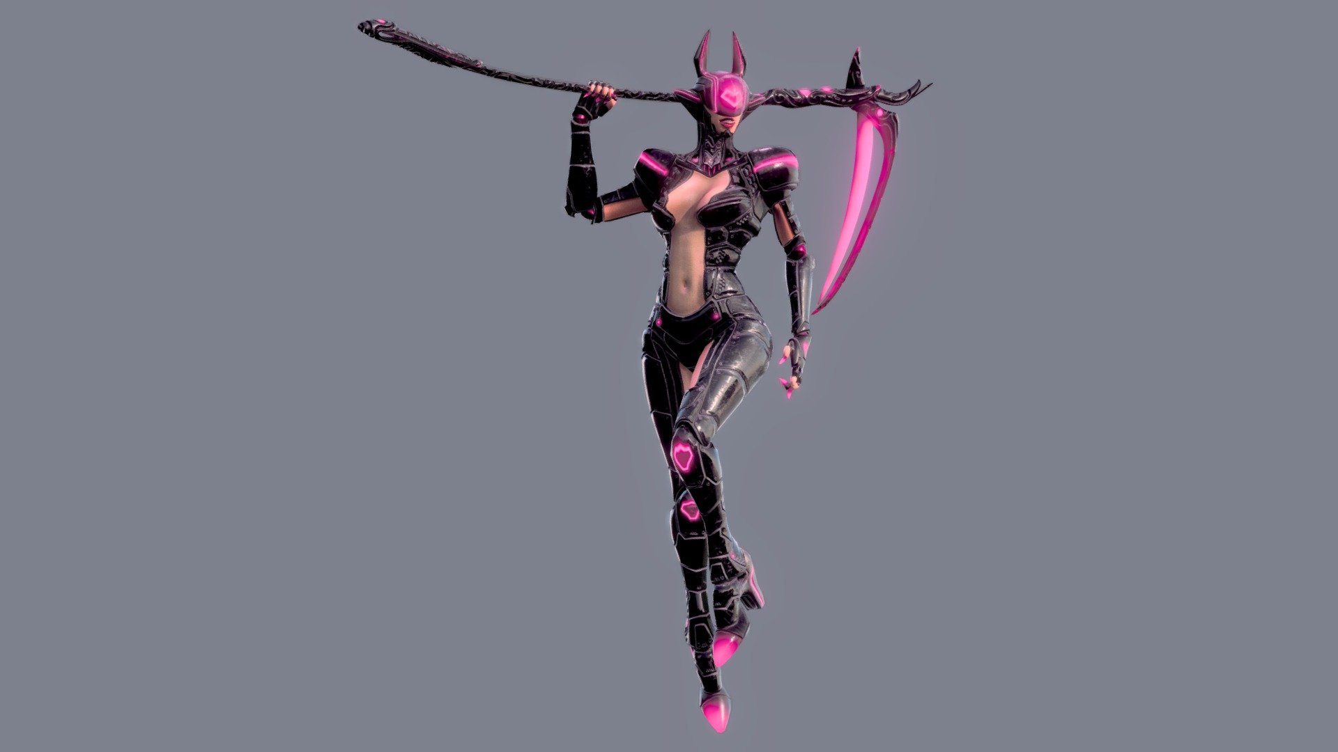 NOTE! Download the ” Additional File ” to get all file. Such as, Blend file ( Rigged &amp; Unrigged ), Fbx file ( Rigged &amp; Unrigged ), weapon &amp; all texture set!

3D model made in Blender 3.1 ( FBX File )

This model contains:

. 1 Unrigged Model ( Fbx file &amp; Blend file )

. 1 Rigged Model non Constraint ( FBX file &amp; Blend file )

.1 Rigged Model with Constraint ( Blend only )

. 1 Sickle ( Fbx file &amp; Blend file )

. 3 Different Textures ( Robot &amp; Sickle )

3D Details :
Lust
Subdiv 0 : Verts :22,895 Faces : 22,944 Tris : 44,144

Weapon:
Subdiv 0 : Verts :6,290 Faces : 12,537 Tris : 12,513 - LOW POLY CYBORG - LUST - 7 DEADLY SINS - Buy Royalty Free 3D model by Hisqie Furqoni (@hisqiefurqoni) 3d model