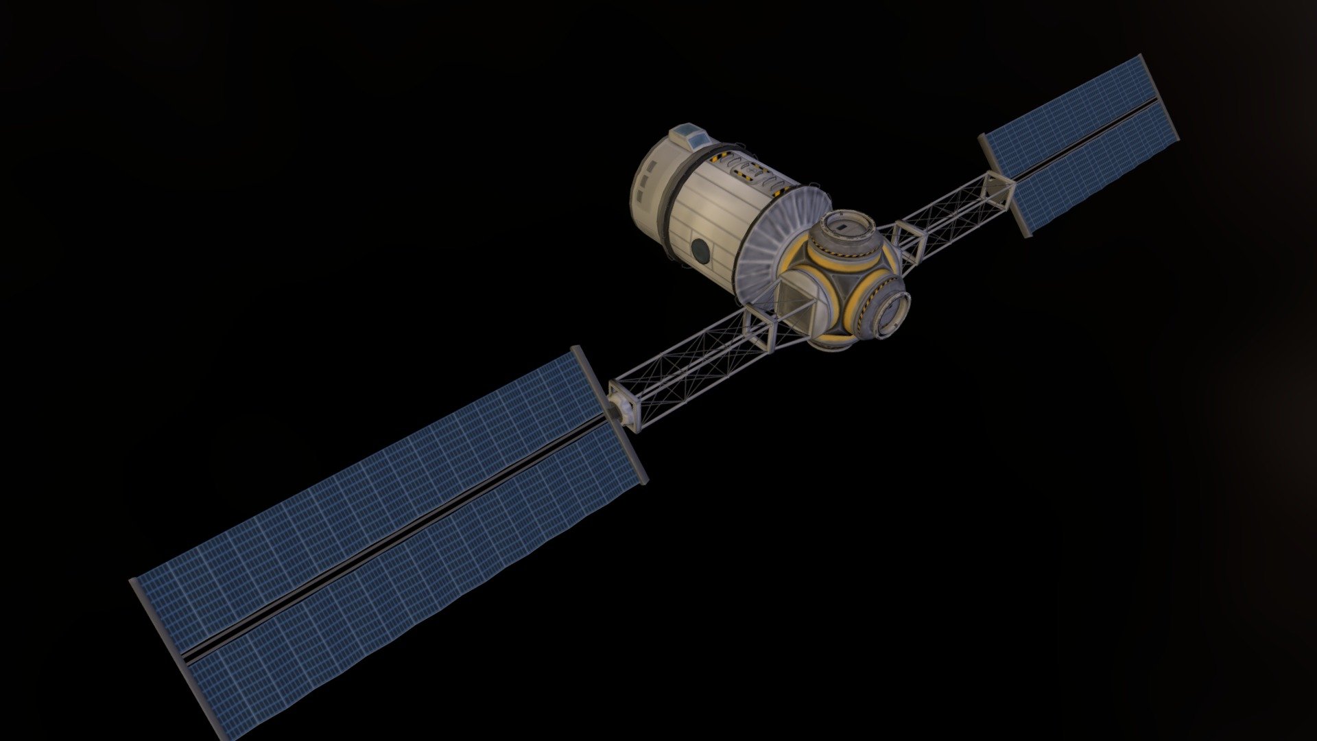 Sample model - Sample Station - 3D model by Kerbal Space Program (@kerbalspaceprogram) 3d model