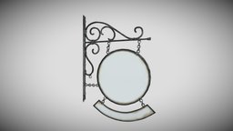 Sign quad, iron, insegna, game