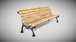 Paris Park Bench