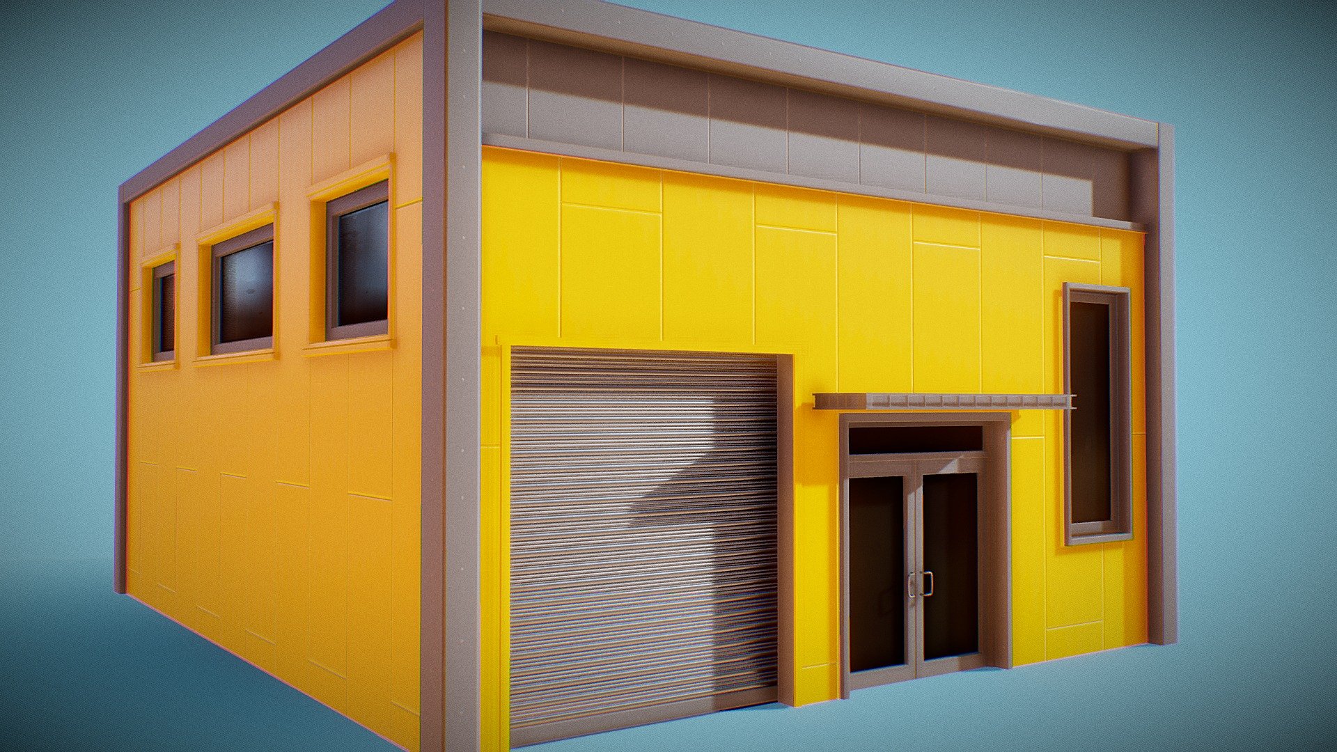 Game-Ready Small Warehouse

2048x2048 Textures (Albedo, Roughness, Metalic, Normal)

4980 Triangles



Check out other similar assets:

Large Modular Warehouse

Large Modern Warehouse

Large Warehouse

Storage Building

Hangar

Small Garage Building

Garage Building
 - Small Warehouse - Buy Royalty Free 3D model by Serhii3D 3d model