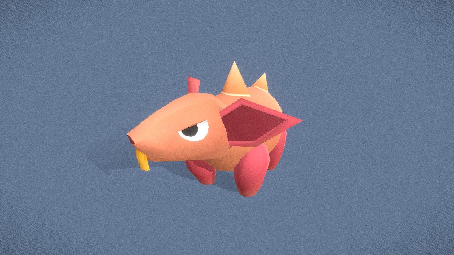 Armadil Warrior

This model also has 3 forms of evolution which you can find here:
(link)

The model is made as an enemy for your main character. Each stage of evolution makes him stronger and stronger, so you can use it to progress your opponents and as enemy boss.
It's suitable for different genres of games, such as runners, tower defense, RPG and many others.

If you liked this model, please rate it, it is extremely important for us!

Quantity
This pack contains 1  model of Armadil Warrior

Features




1 gradient base texture 32x32 pixels.

Rigged/Skeleton

Animated

Mobile, AR/VR ready

Standart/URP materials

UV Mapped for gradien texture

Low Poly

No Vertex colors

Total triangles 1k

No LOD

Animations




Idle

Attack

Walk

Run

Death

If that wasn't enough, we are ready to make additional animations and forms on request 3d model