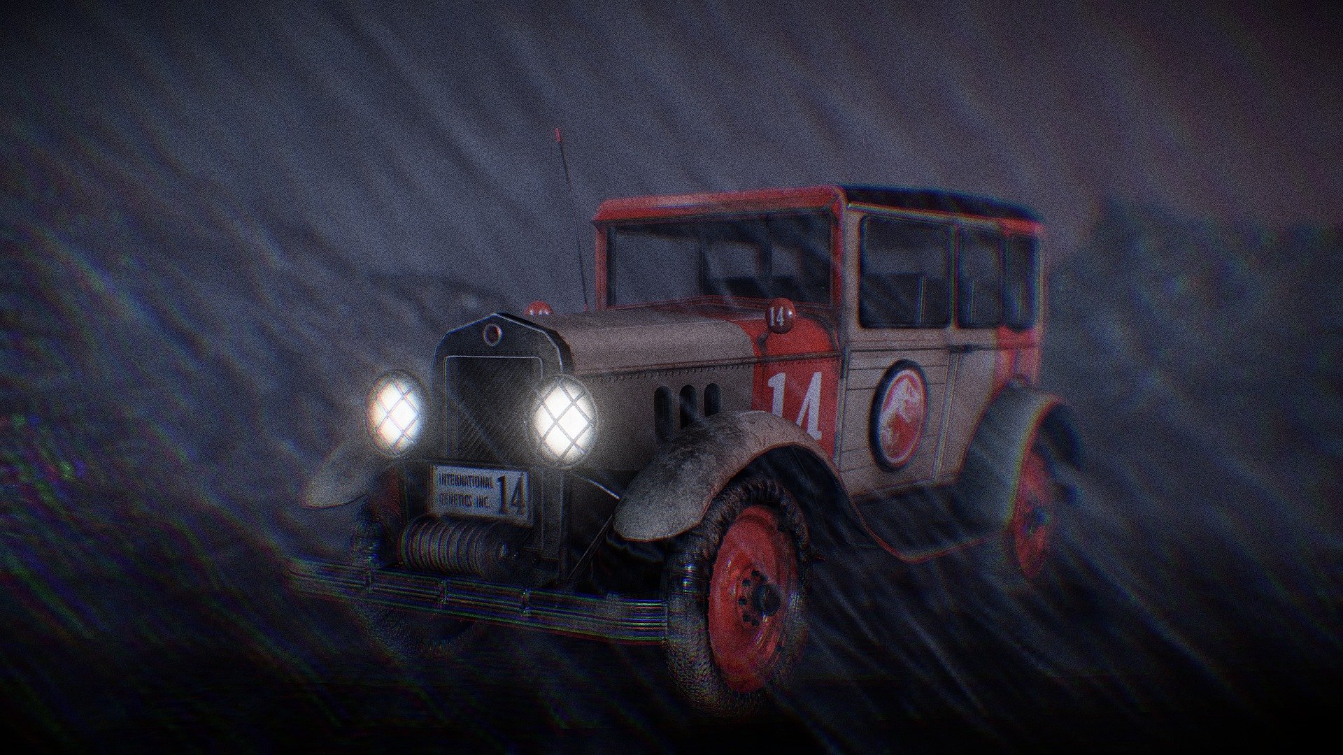 Your personal chariot here at  Jurassic Park, this Park Rover is state of the art! All-terrain tires, automatic windshield wiper, radio and more- comfort is our absolute priority! - Jurassic Park 1930 - Park Rover - 3D model by Nathaniel Onandia (@nathanielonandia) 3d model