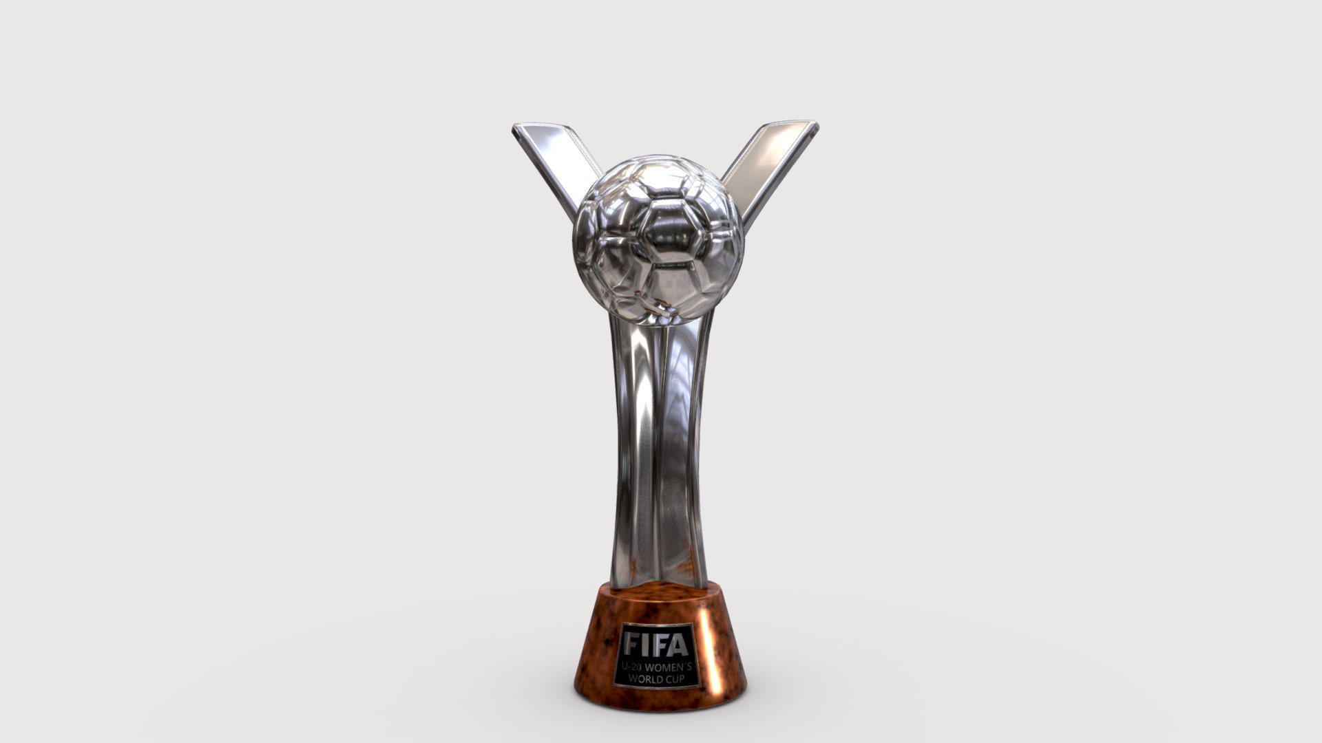 U-20 Womens World Cup - Trophy 3D - Buy Royalty Free 3D model by Shin Xiba 3D (@Xiba3D) 3d model