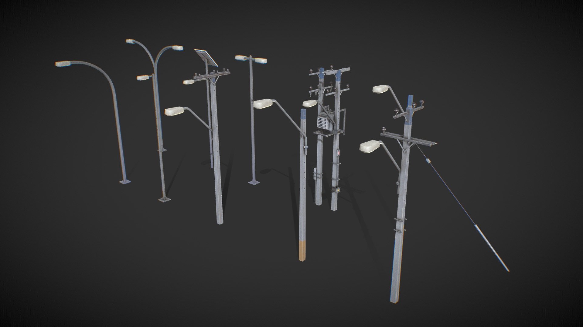 Low poly asset perfectly optimized and mapped to represent a higher polygon density. You can use it in VR, smartphone games, or environments where few polygons are needed. Intended for use in graphics engines such as Unity and Unreal Engine, with the current configuration of PBR materials.

This prop belongs to an Street theme pack, if you need a specific prop let us know and we will add it for sale.

*file size is heavy due to 2k textures.

Developed by Outlier Spa 3d model