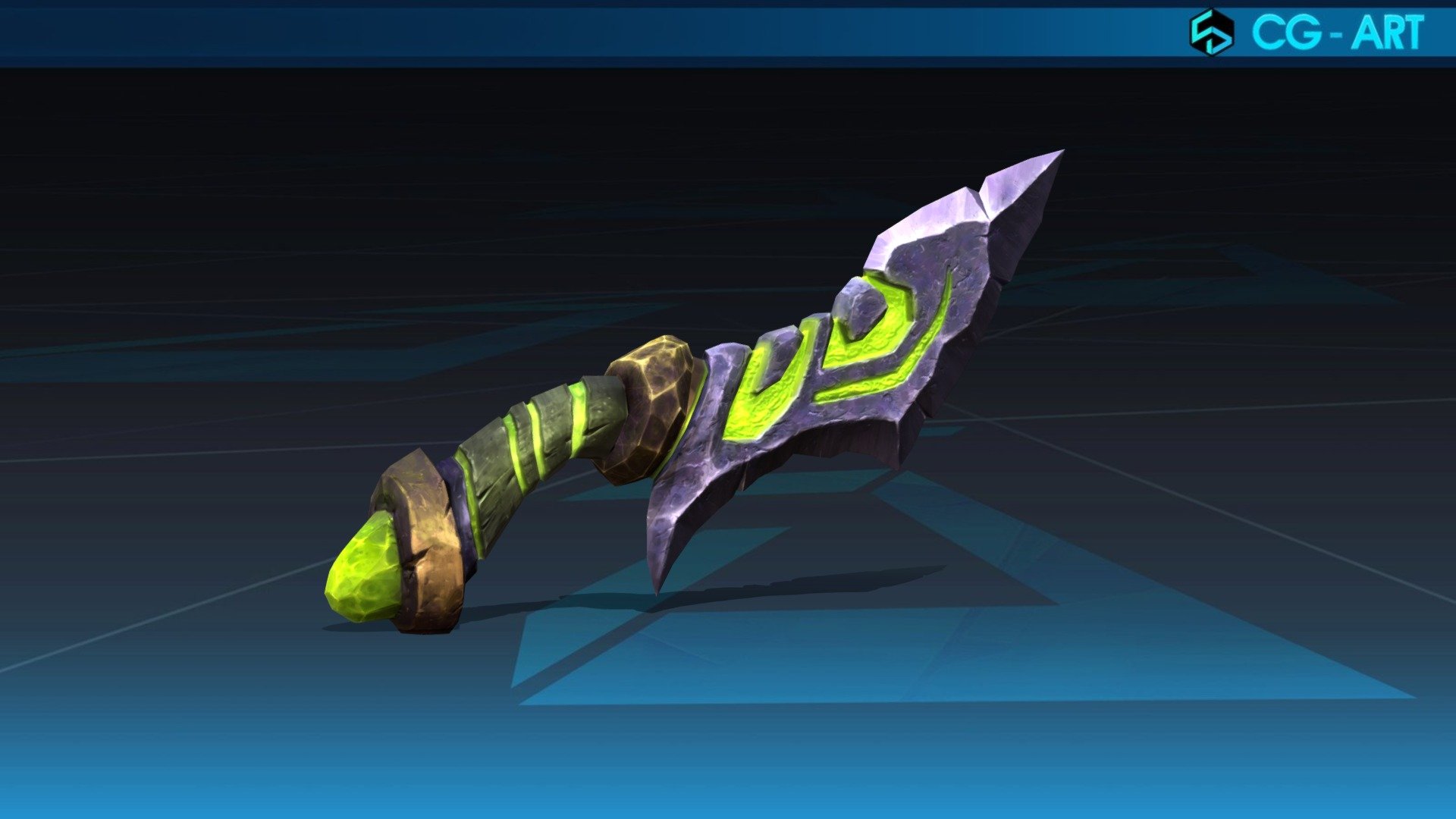 Source




concept by Joshua Harris
*https://www.artstation.com/artwork/dagger-a20ccc30-20b0-476d-8655-9b8343389c6c

Texture Map





Diffuse : 2048




Normal 




Emission




Specular


 - Rock Sword_Dagger - 3D model by cgart.com (@goart) 3d model