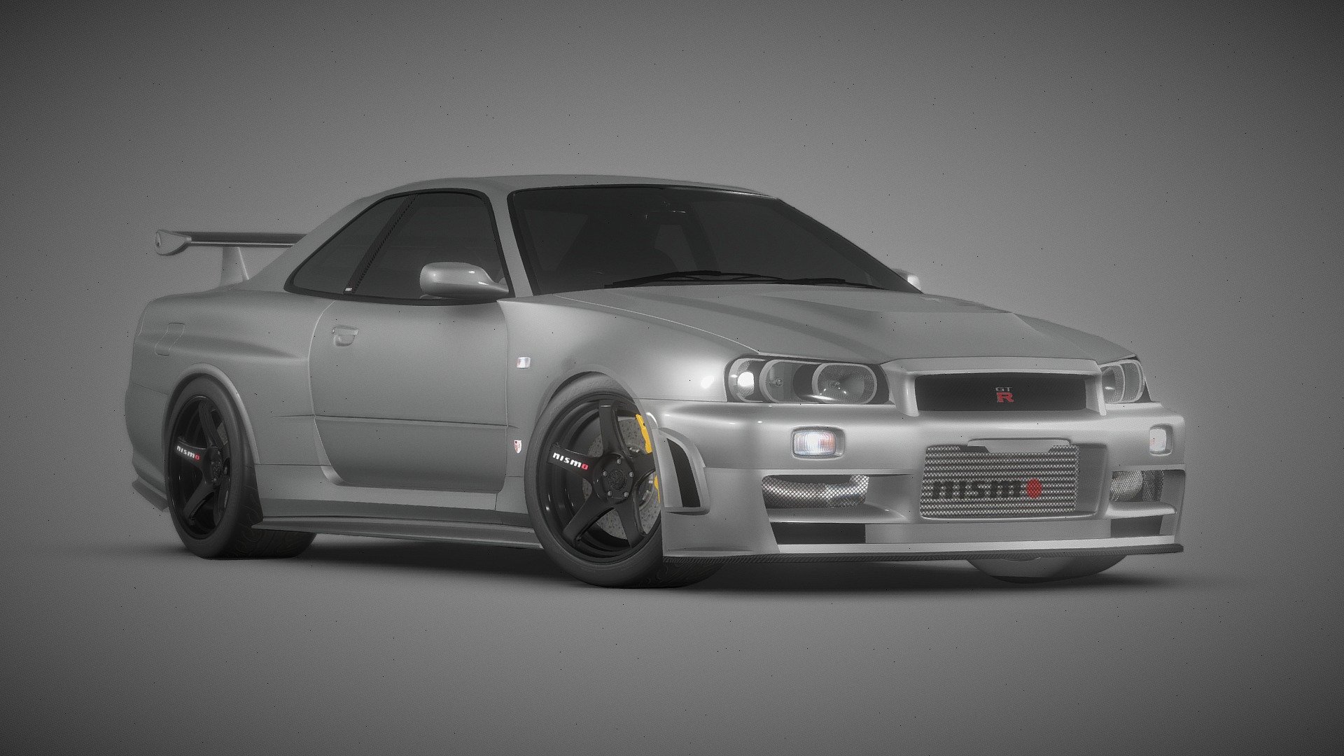 Nissan Skyline R34 Z-Tune Highpoly model - Nissan Skyline R34 Z-Tune - Buy Royalty Free 3D model by Muhammad Seno Aji (@senoaji) 3d model