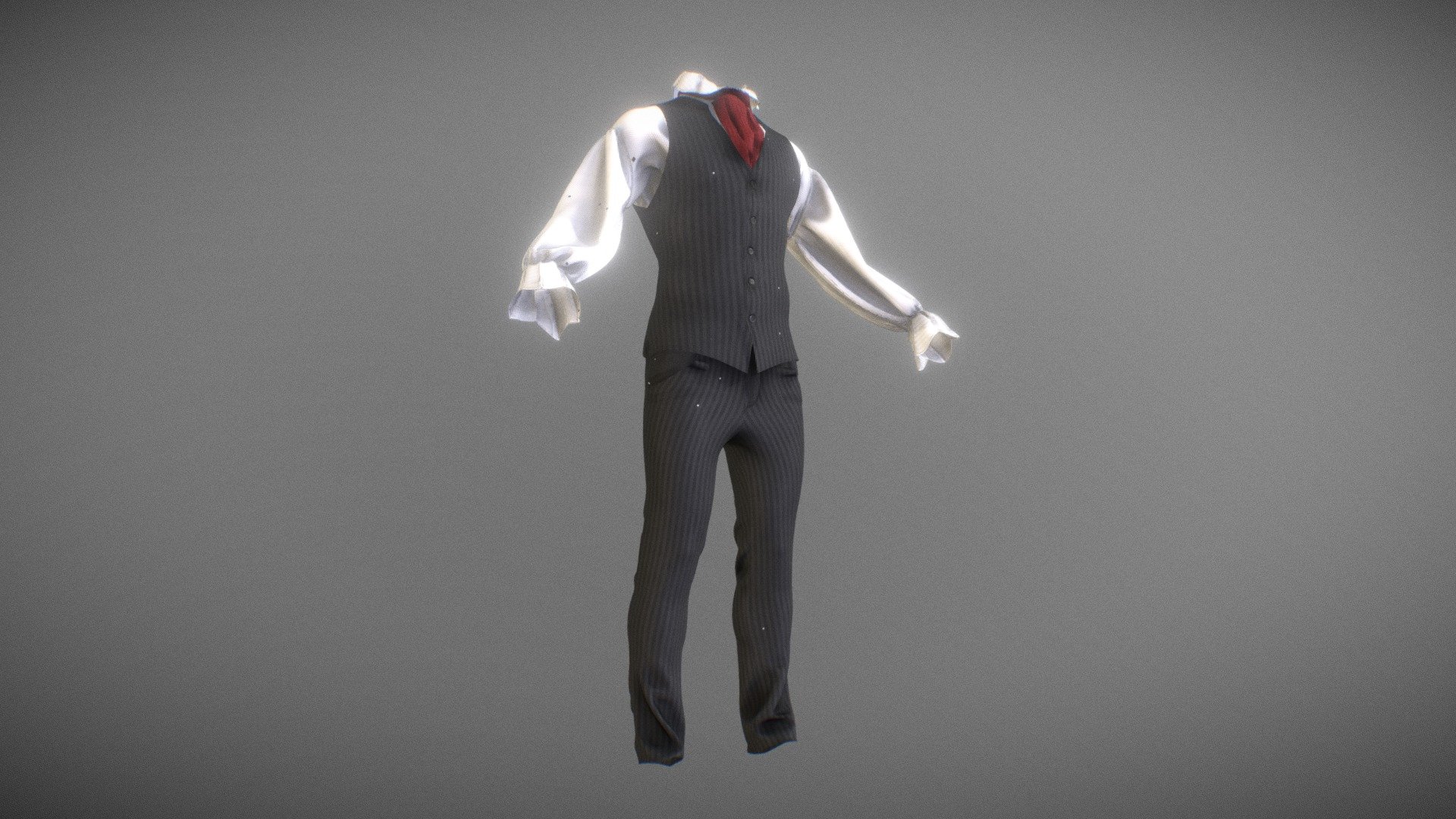 a set of a set of Victorian clothes, work on user request, 1 set of textures 4 for highly polygonal - a set of Victorian clothes - Download Free 3D model by DEYMAR 3d model