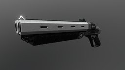 UNSC M90S-Heavy Double Barrel halo, unsc, doublebarrel, shotgun, gun