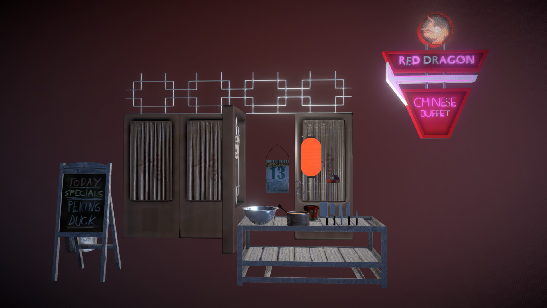 Blender model
Restaurant Chinese Props - Restaurant Chinese Props - Buy Royalty Free 3D model by Crisdu 3d model