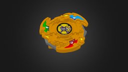 Beyblade Burning Kerberous (バーニングケルベロス) top, manga, spinner, hasbro, beyblade, anime, takara