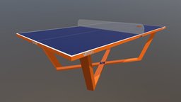 TABLE TENNIS Orig furniture, table, pingpong, tabletennis, furnituredesign, sketchup, decoration, sport, outdoorsports, indoorsports