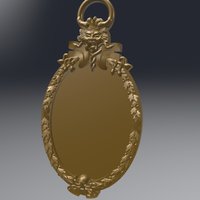 Scary Manor Cameo jewelry, manor, pendant, cameo, haunted, scary, mansion