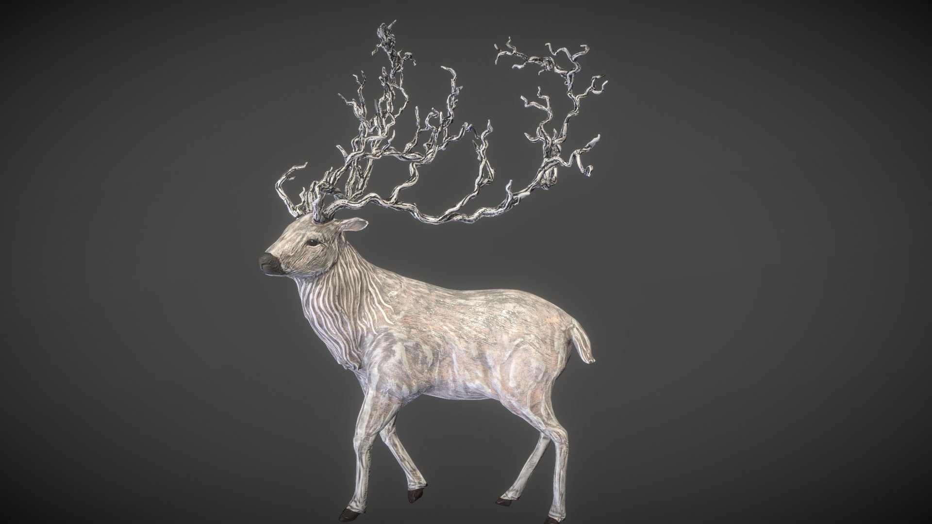 A creatue in the first stages of work 3d model