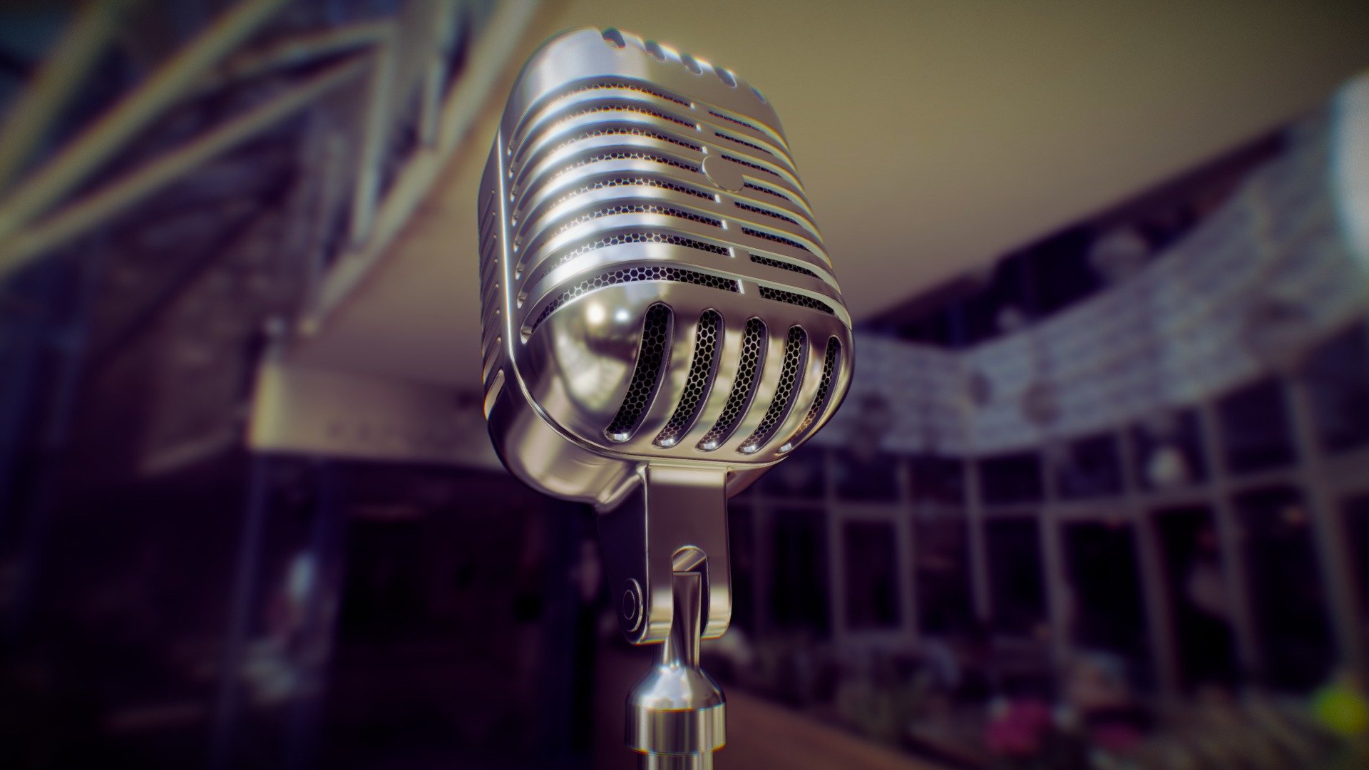 Something a bit different, from my usual art.
A friend asked me to share my high poly micraphone model, I made some time ago. First thing in mind was: Why not share it with everyone.

So here it is, my retro microphone&hellip; - Retro microphone - Buy Royalty Free 3D model by Kaspars Pavlovskis (@kaspars_3d) 3d model