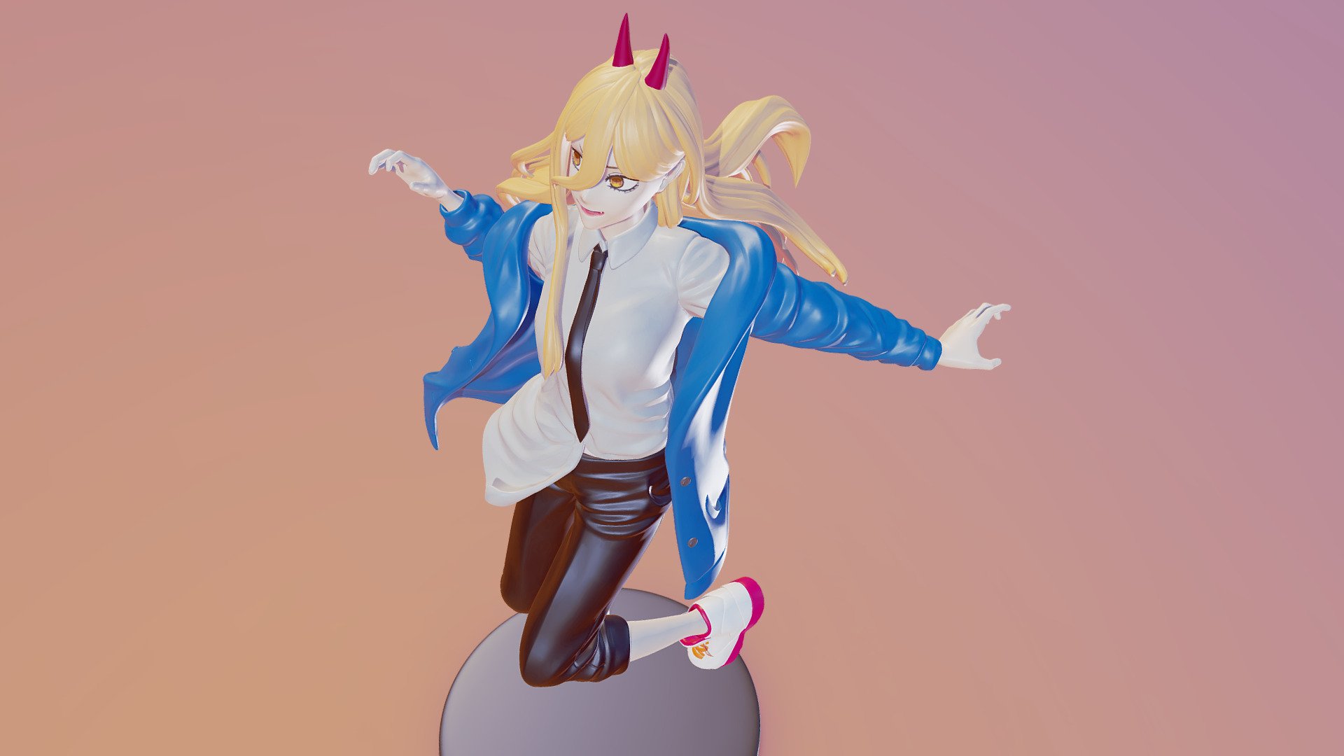 This 3D sculpt is the result of my 2nd semestrial project at school, I chose to sculpt a 3D character using Zbrush, with the eventual goal of rendering it with Vray. After some consideration, I decided to take on the challenge of creating &ldquo;Power