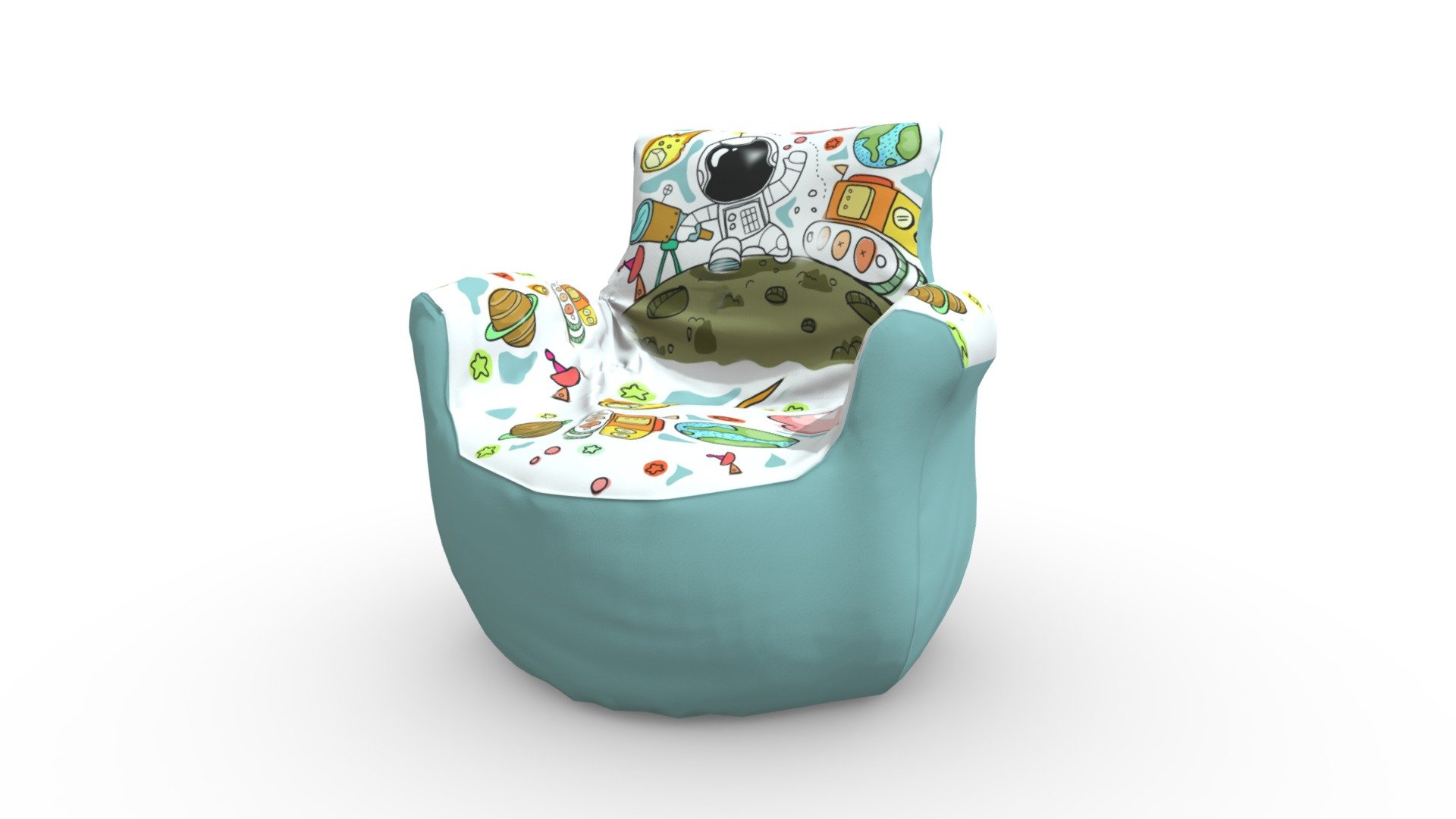 Bean Bag. Inside out brings to you highly detailed, optimized, with PBR materials. Can be used for any project and platform. AR, VR, Anroid, IOS, PC, etc. All maps albedo, normal, roughness, aoc, metallic and height are perfectly created with love and care and optimized for all platforms. Ready to be used in unity or unreal or any other engine.

*All textures are included in the package.

Features: - PBR validated - Super optimized 3D models - HD textures to boost every single detail - VR ready - AR ready - 4k Textures - Arm Chair Bean Bag Kids - Buy Royalty Free 3D model by Inside Out Art (@ranajitdas) 3d model