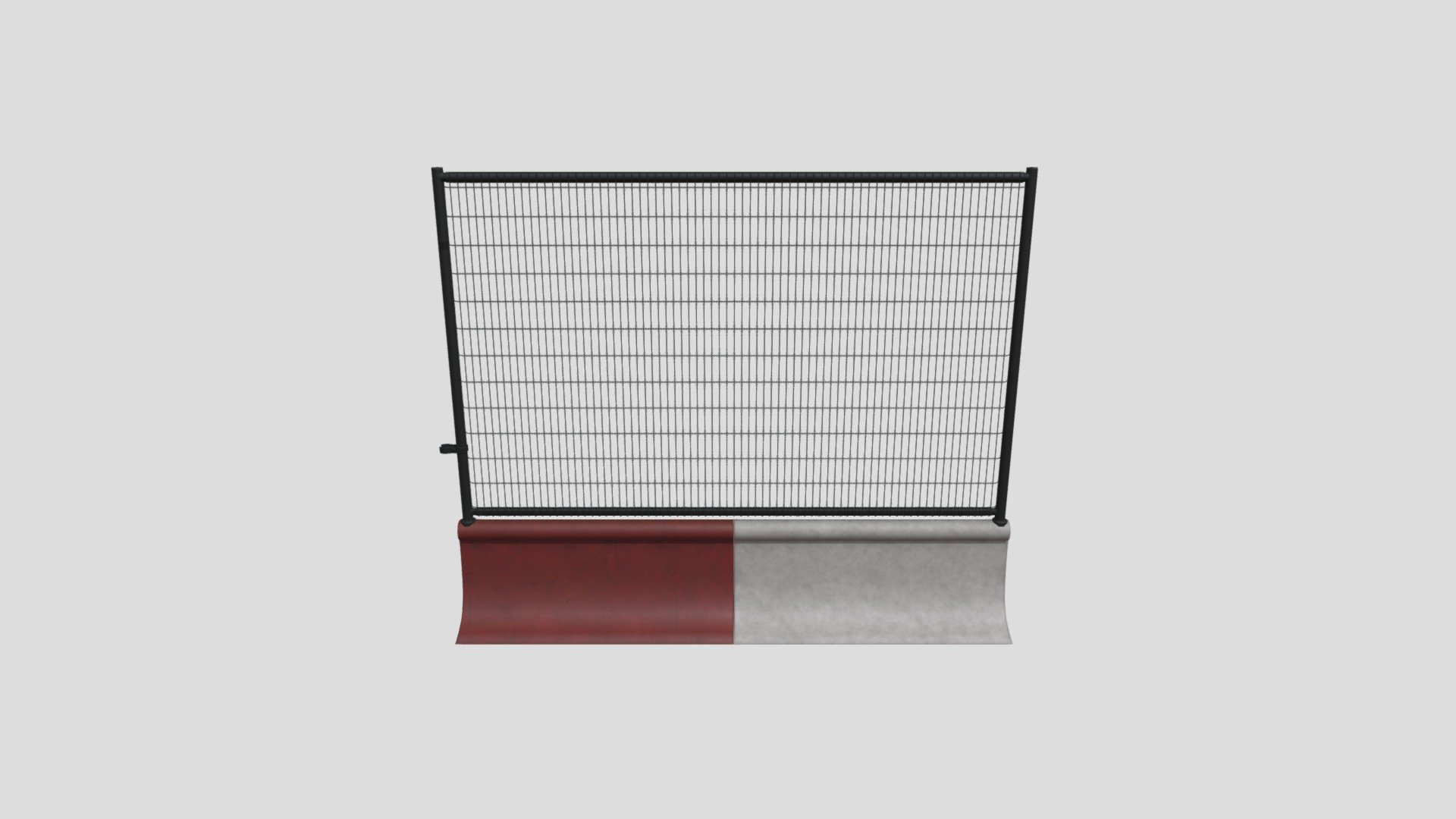 Professional, high quality 3d model of fence ready to use in your visualizations with textures and materials included 3d model