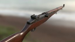 M1 Garand rifle, ww2, garand, weapon